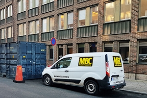 Malmö Byggcenters byggteam i arbete
